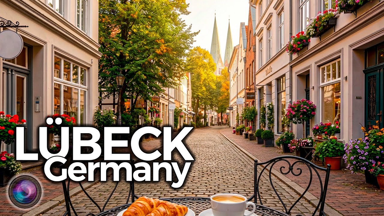 L&uuml;beck in 4K 🇩🇪 Ruhiger Morgenspaziergang durch Deutschlands mittelalterliches Juwel