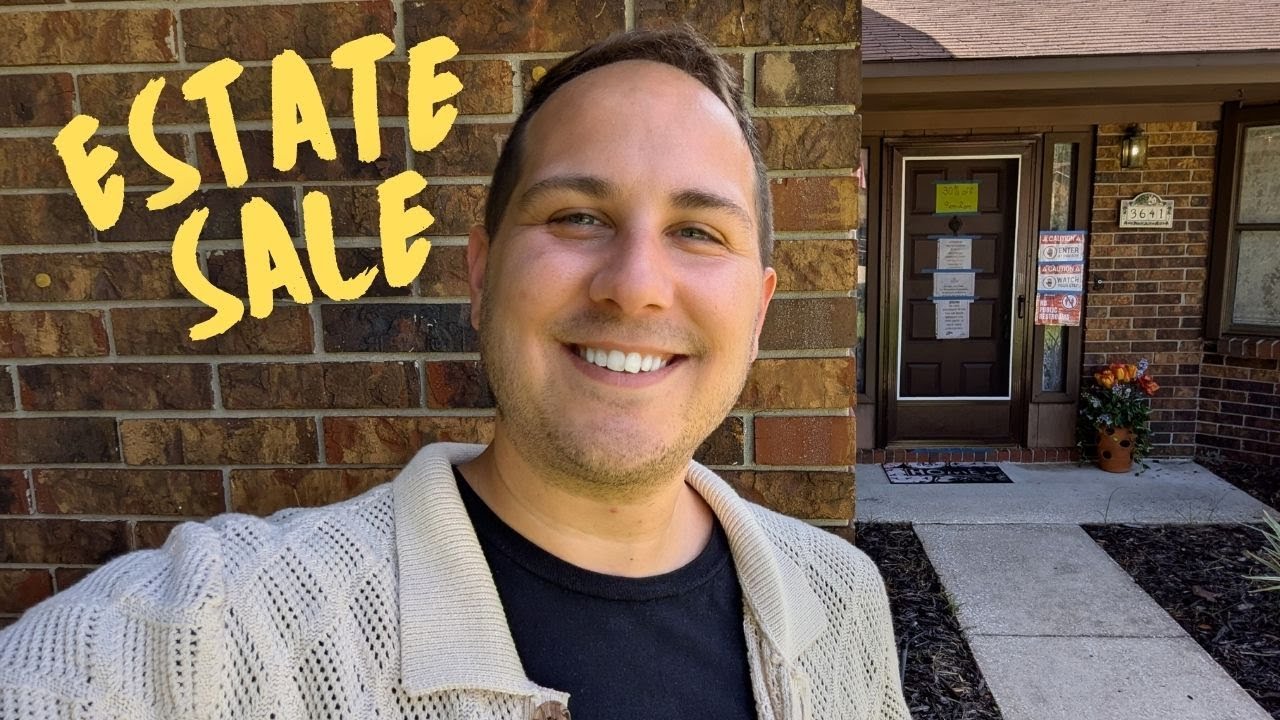 Estate Sale Shopping in Florida | Amazing Lanai!