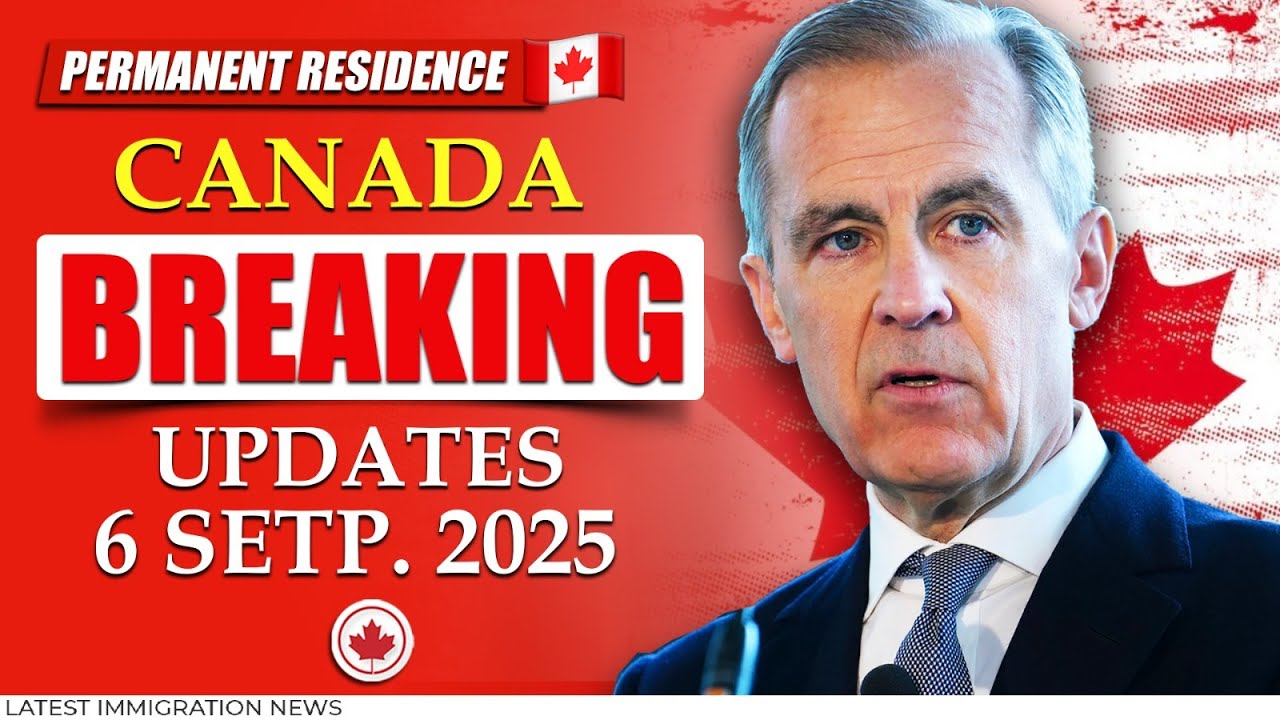 Canada Breaking Updates - 6 Sept 2025 | Permanent Residence, Canada 2025 Salaries, High Paying Jobs