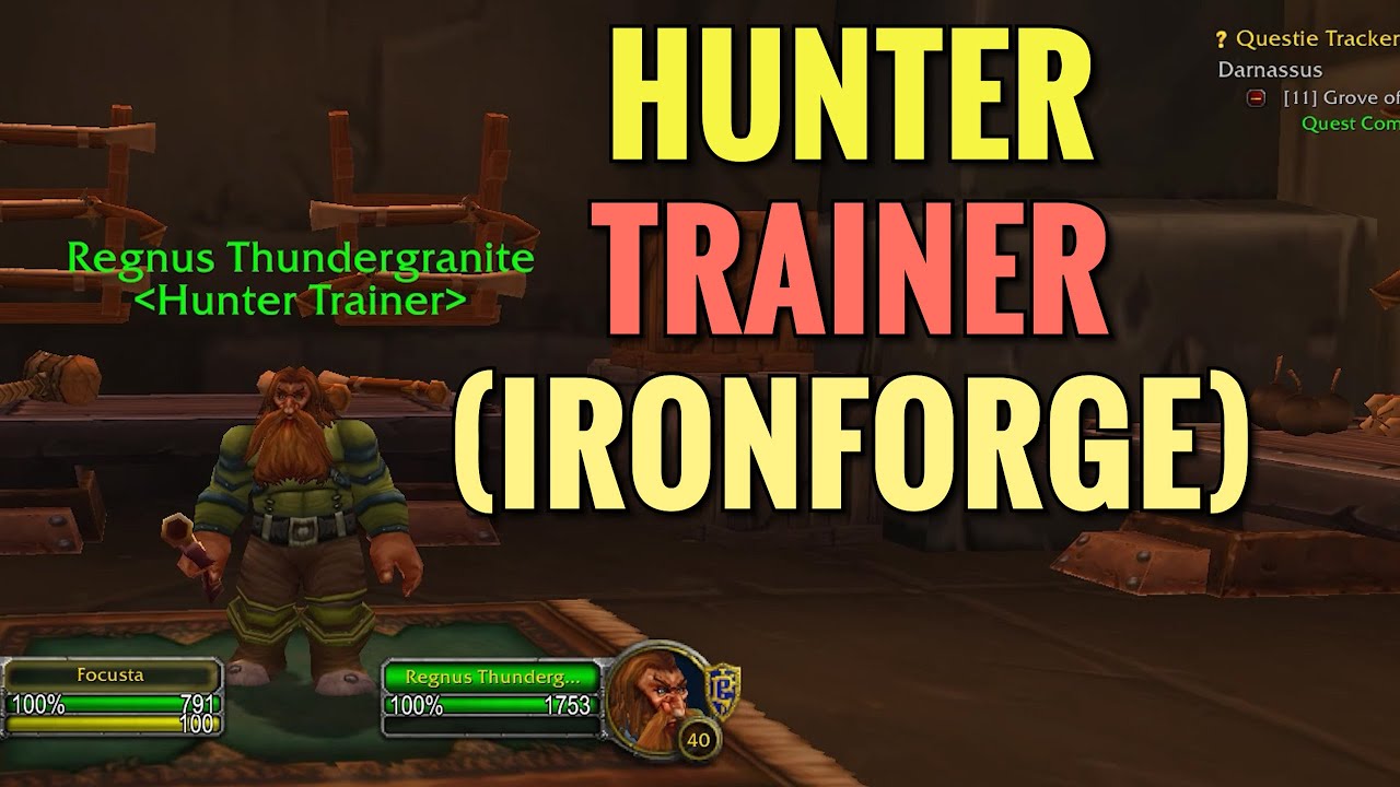 Ironforge Hunter Trainer (WoW Classic)