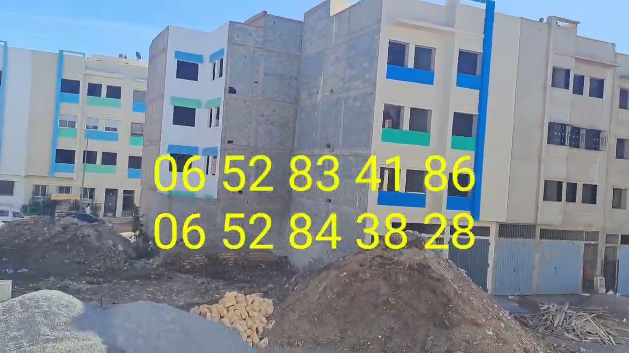 شقة كحلة للبيع بالطابق الأول 105 متر بمشروع الرياض سيدي حجاج الدار البيضاء 0652834186 0652843828