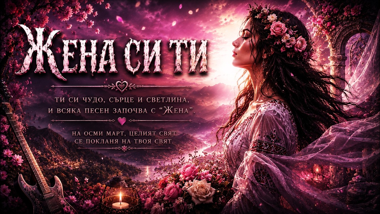 „Жена си ти 💖 | Песен за 8 март | Честит Ден на Жената – StamenovBeats