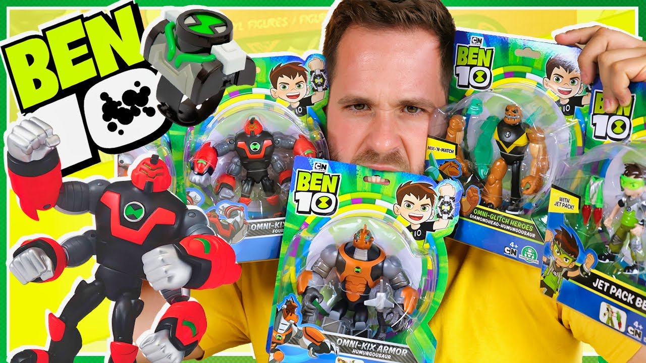 Ben 10 UNBOXING FIGURAS DE ACCION OMNI-KIX ARMOR en Pe Toys