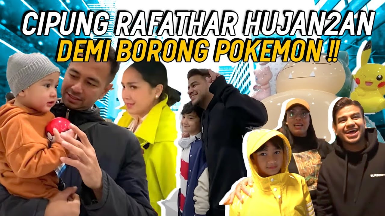 RAFFI NAGITA IKUT PUSING!HP FADIL ILANG DITENGAH HUJAN TOKYO!RAFATHAR CIPUNG SIBUK BORONG POKEMON