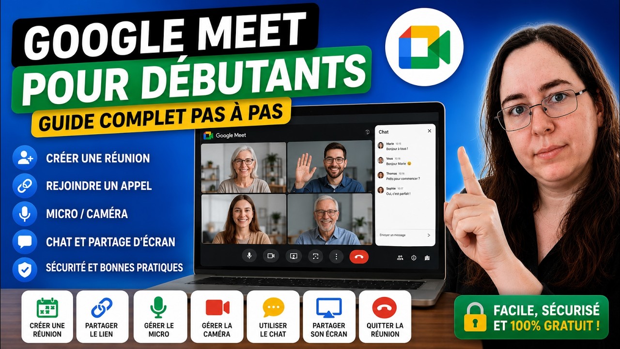 GOOGLE MEET POUR LES DÉBUTANTS