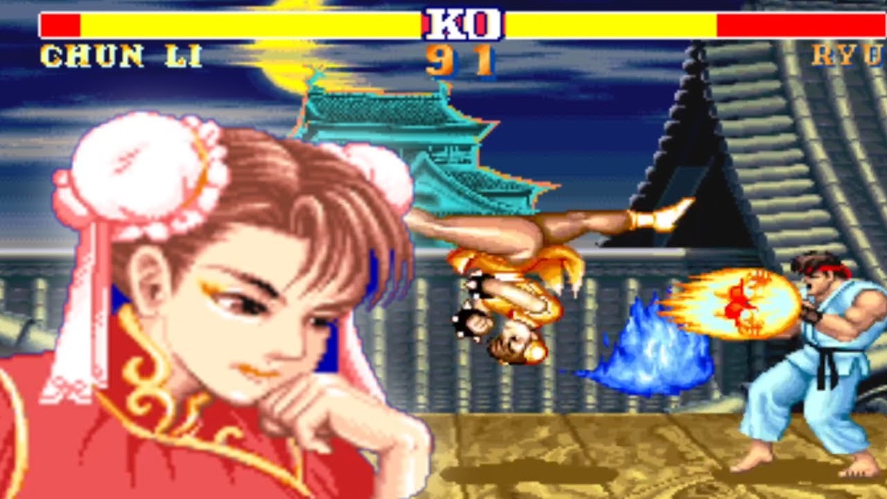 Street Fighter 2 Hack 💥 Super Golden Edition (Hardest) 💥 CHUN-LI Tough Fight