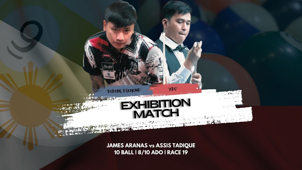 JAMES ARANAS vs ASSIS TADIQUE | 10 BALL | 8/10 ADO | RACE 19