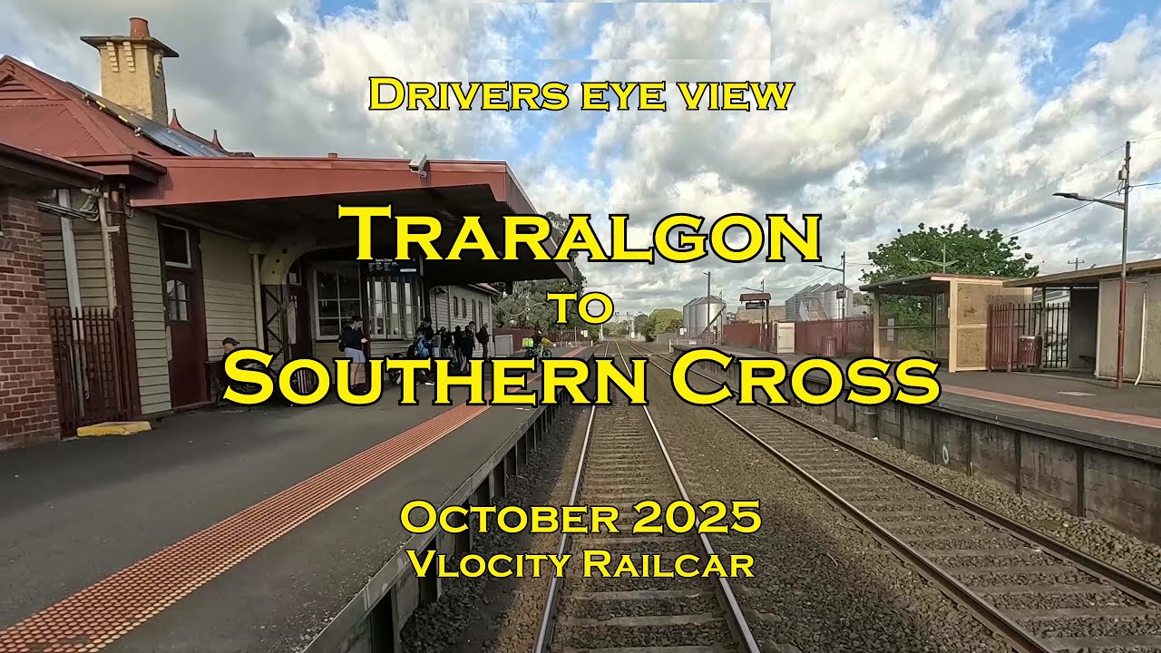 Drivers eye view, Traralgon to Southern Cross, Oct 2025