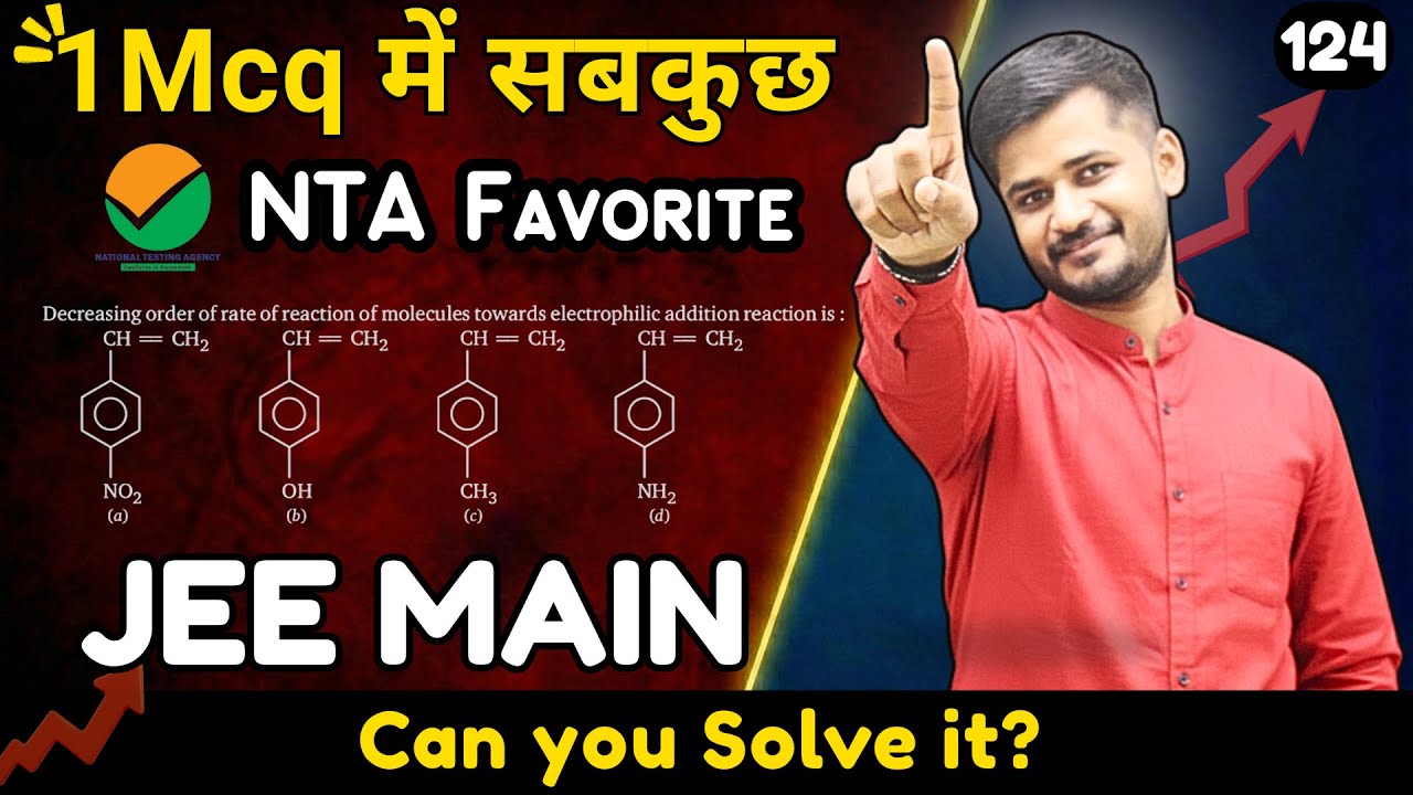 🔥Expected MCQ | JEE MAIN Rank Booster | 1 Mcq = Multiple Concepts| Day-124 | By IITian Teacher