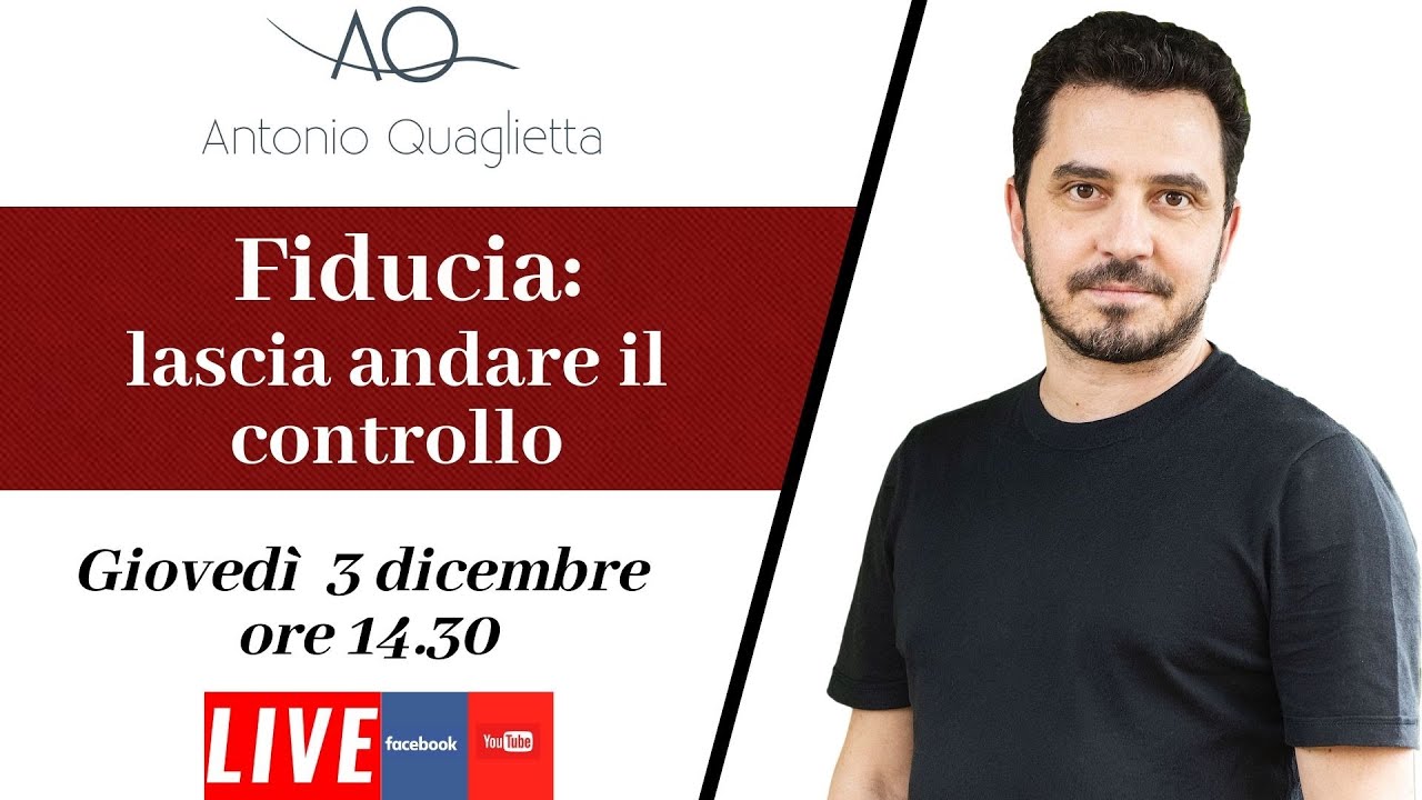 Fiducia: lascia andare il controllo