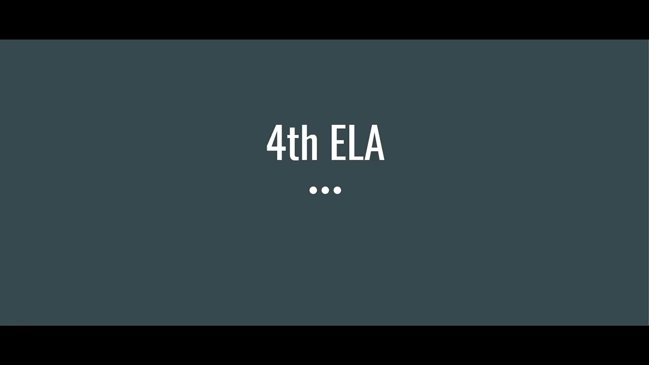3.4 ELA