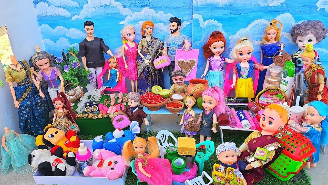 Barbie Doll All Day Routine In Indian Village/Sita Ki Kahani Part-158/Barbie Doll Bedtime Story