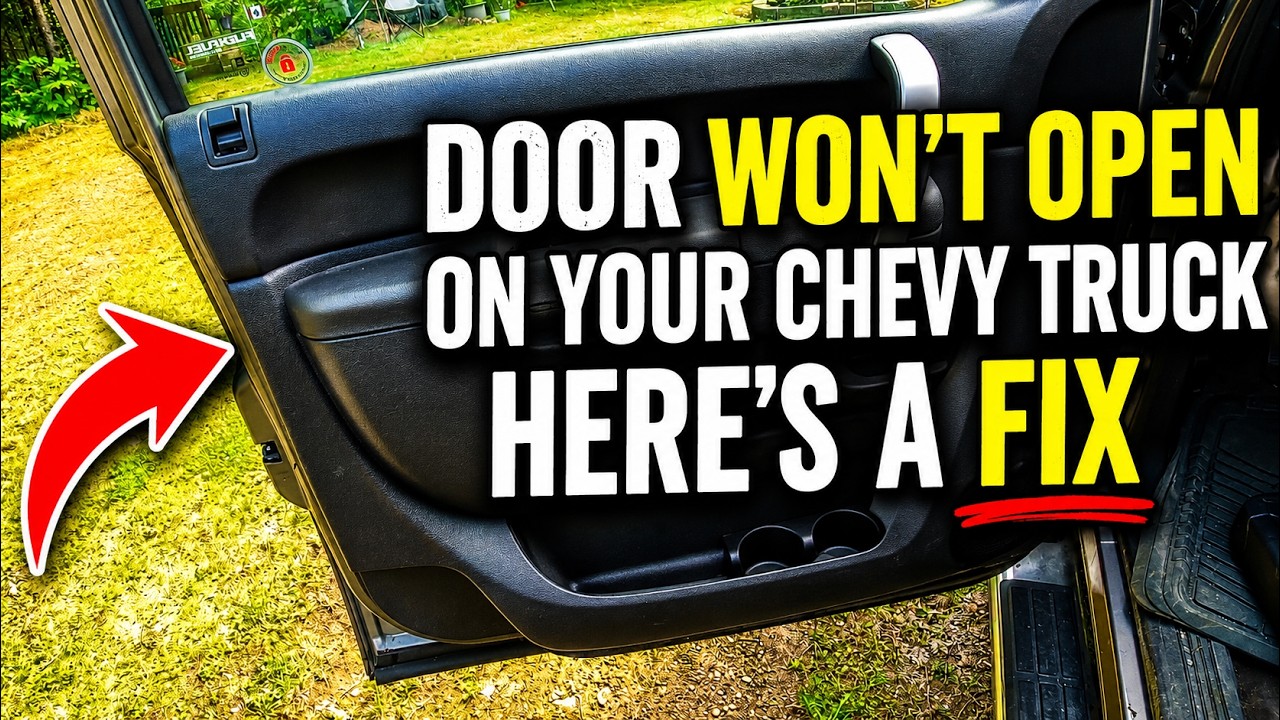 Дверь не открывается на вашем Chevrolet Silverado — как исправить не открывающуюся дверь на вашем...