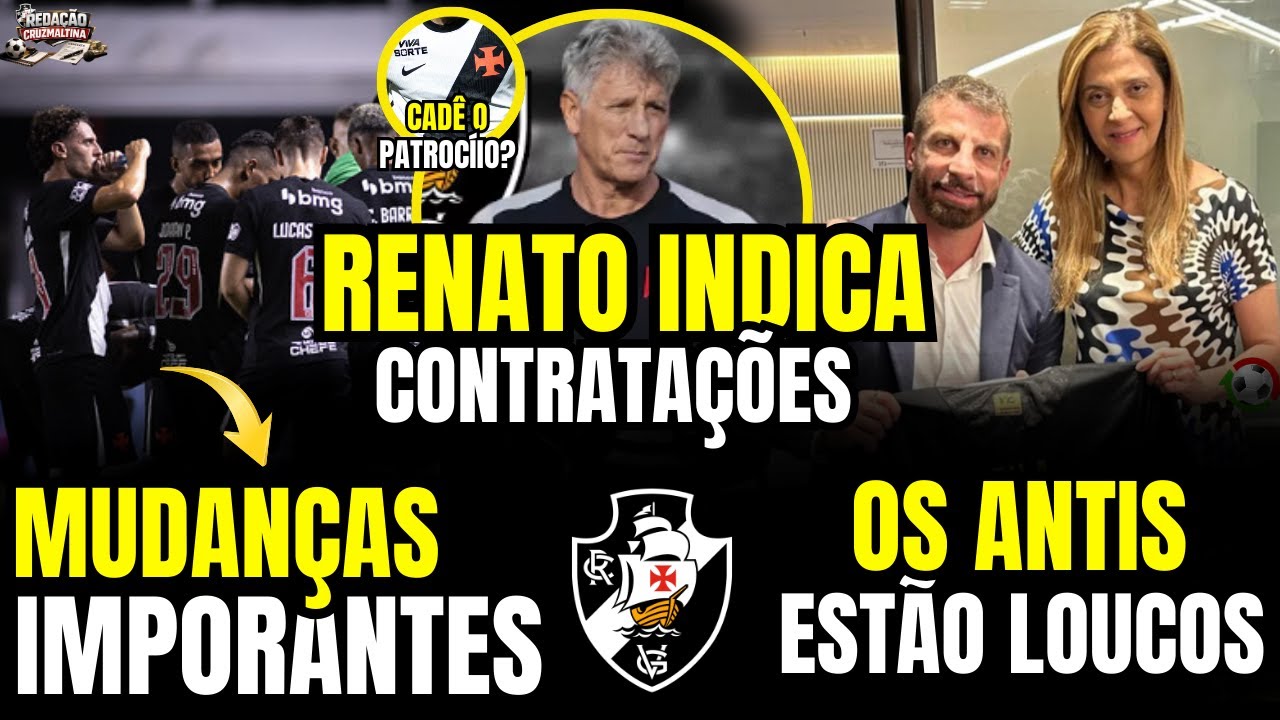 🚨ATENÇÃO!!! RENATO IDENTIFICA PROBLEMAS E PEDE 4 REFORÇOS, MUDANÇAS NO ESQUEMA, SAF E MUITO MAIS