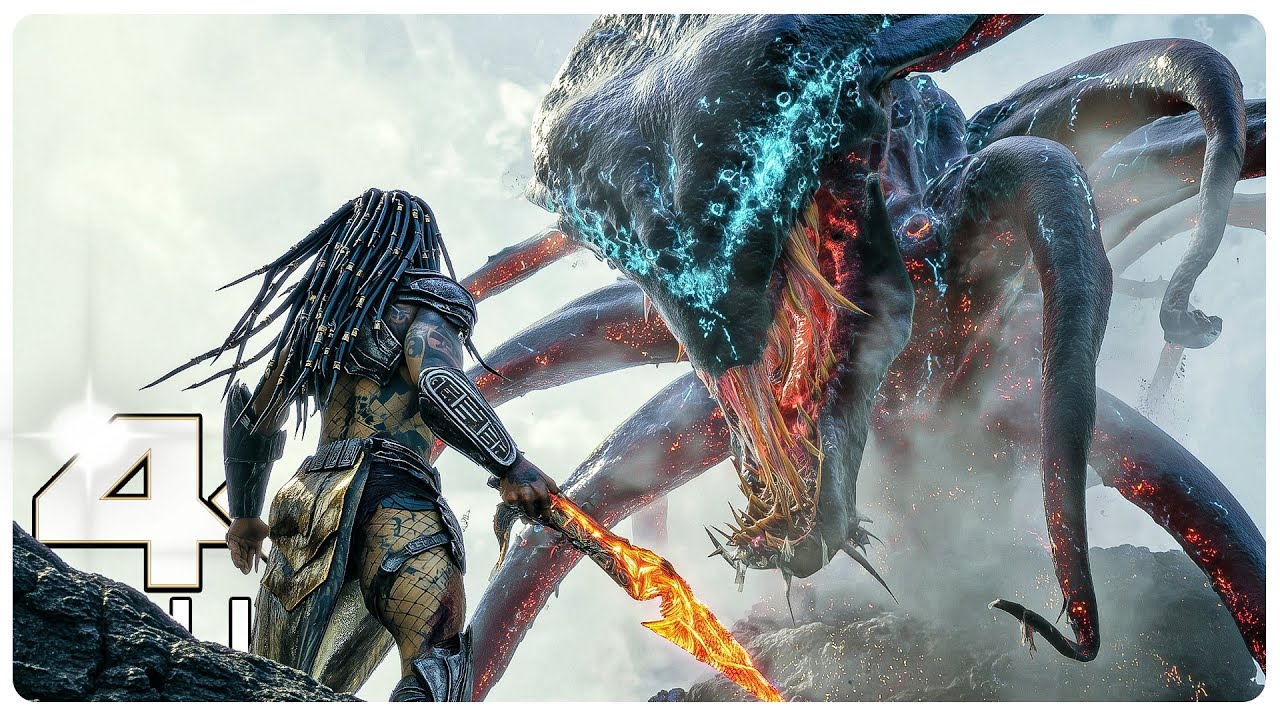 The Predator Becomes The Prey Fight Scene | PREDATOR BADLANDS (NEW 2025) MOVIE CLIP 4K