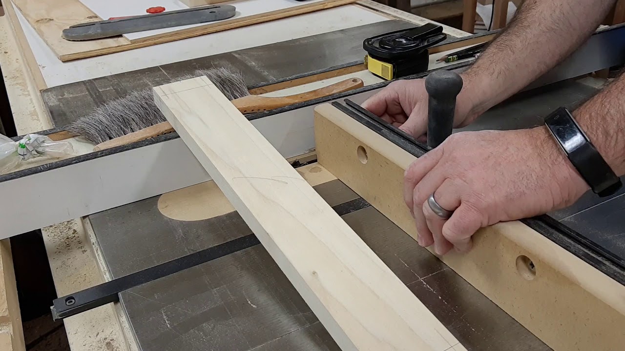 Using the Dado blades to cut tenons