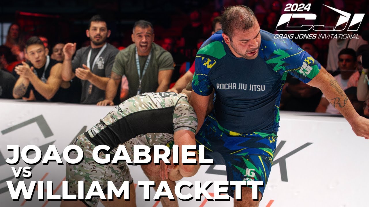 David vs Goliath Grappling Match! William Tackett vs Joao Gabriel Rocha | Craig Jones Invitational