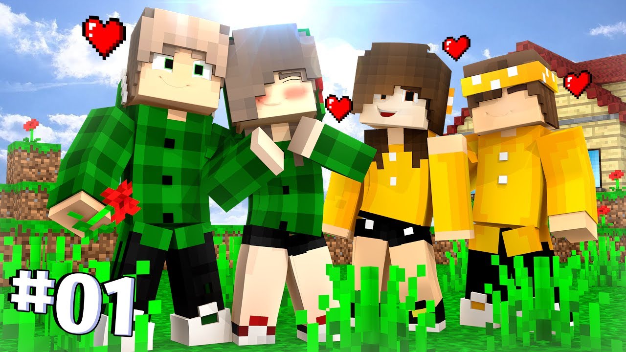 APAIXONADOS *NOVA SERIE* NAMORADOS NO MINECRAFT!! Ep.01