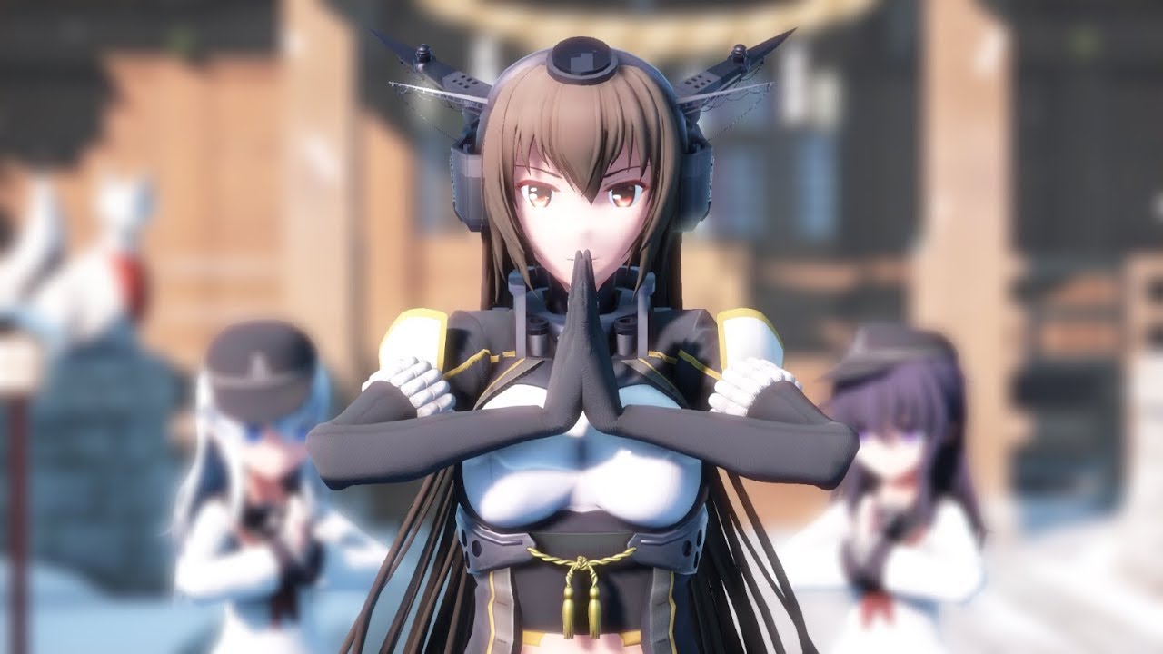 【MMD艦これ】第六駆逐隊 & 長門改二【神のまにまに】