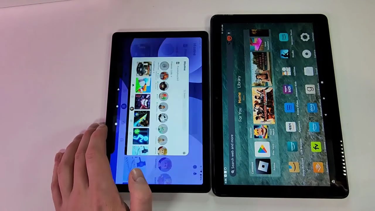 2023 Amazon Fire HD10 Vs Lenovo Tab M9 Speed Test Comparison