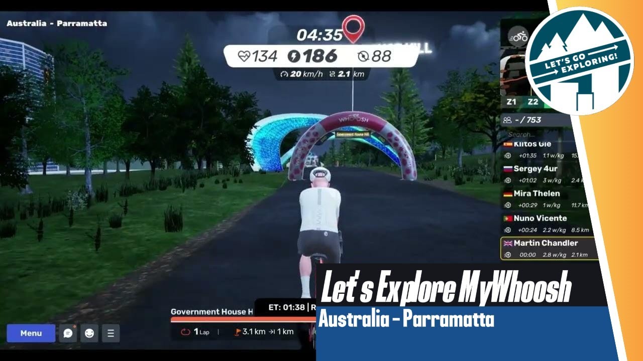 Is this Virtual Sydney? 🏙️ MyWhoosh Australia: Parramatta Route Tour