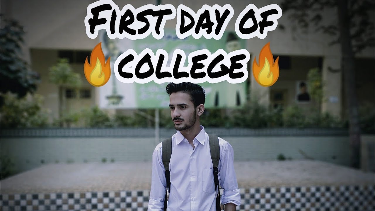 first day of Adamjee College Karachi 🔥😊