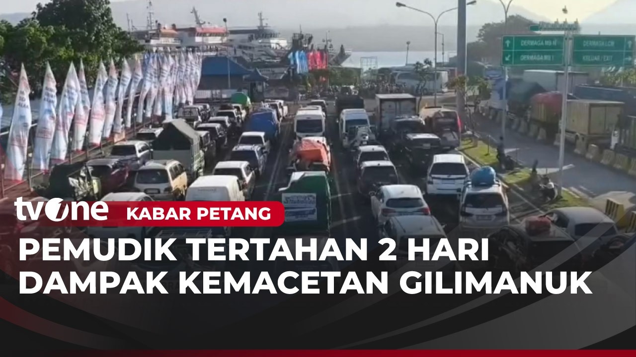 Macet Panjang, Pemudik Tertahan di Pelabuhan Gilimanuk | Kabar Petang