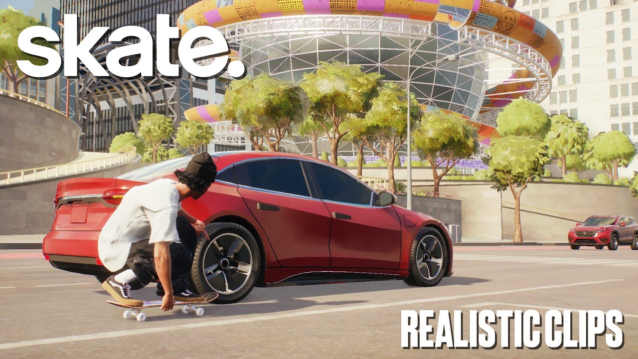 5 Minutes of Realistic Skate. Clips to Chill to