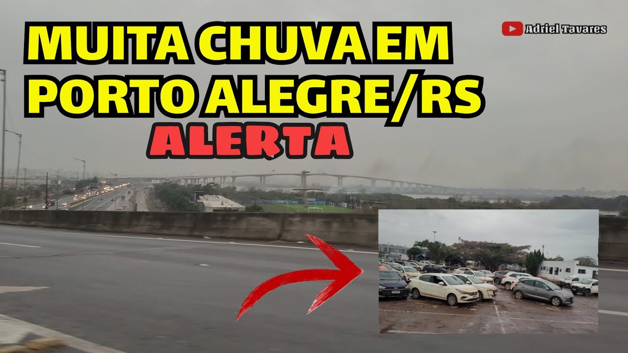 ⛈️MUITA CHUVA EM PORTO ALEGRE 15/06/24. RS EM ALERTA...