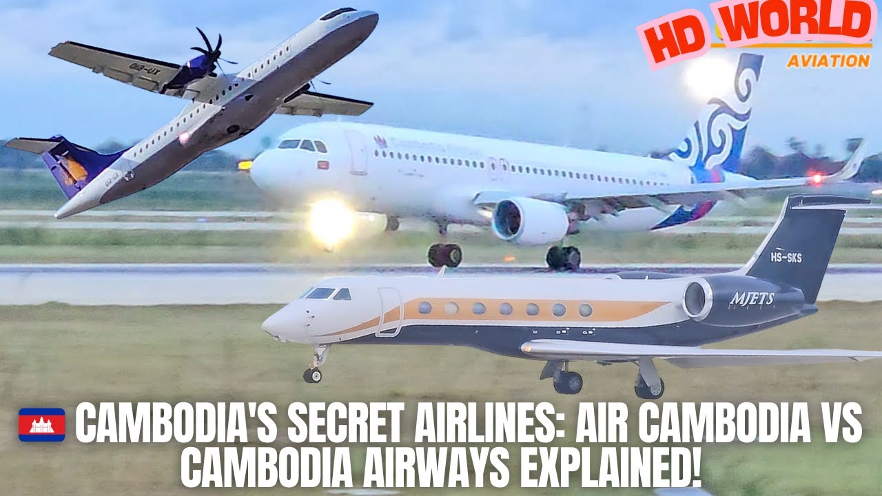 🇰🇭 Cambodia's Secret Airlines: Air Cambodia vs Cambodia Airways Explained!