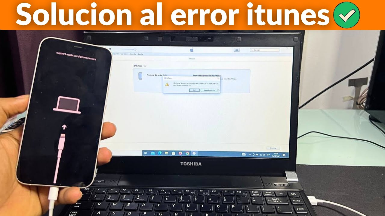 ✅ Solución Error Desconocido iTunes 53 - 4013 - 9006 - 9 - 11 | Restaurar o Actualizar iPhone