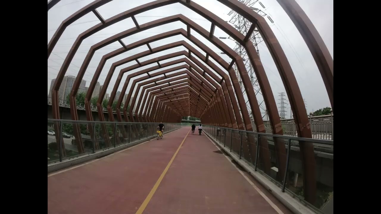 Chengdu Tianfu Greenway Bike Path in 3 Minutes