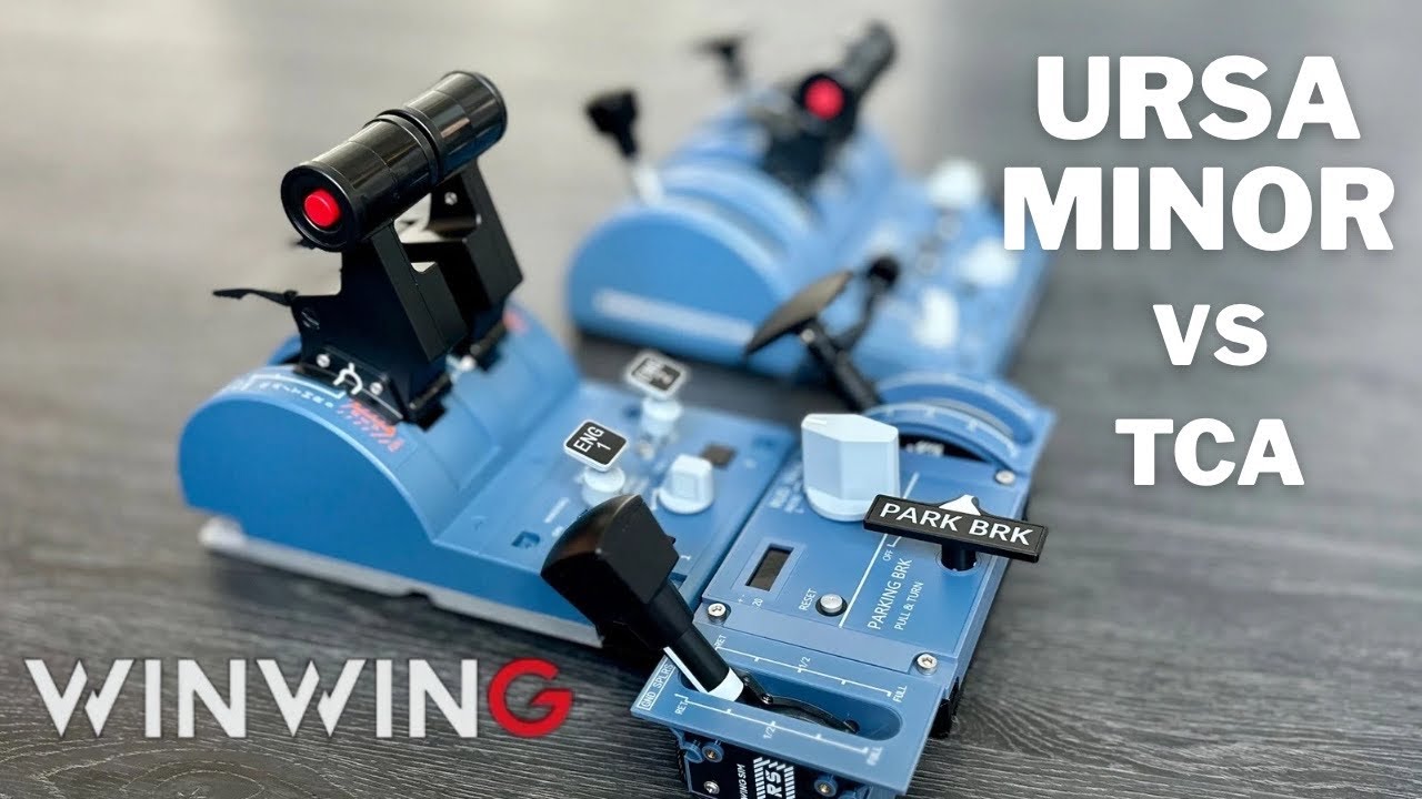 URSA MINOR 32 Throttle Metal vs Thrustmaster TCA