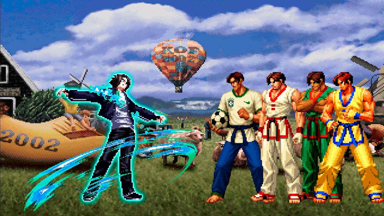 [KOF Mugen] Neo Kyo vs Kim Kaphwan Team