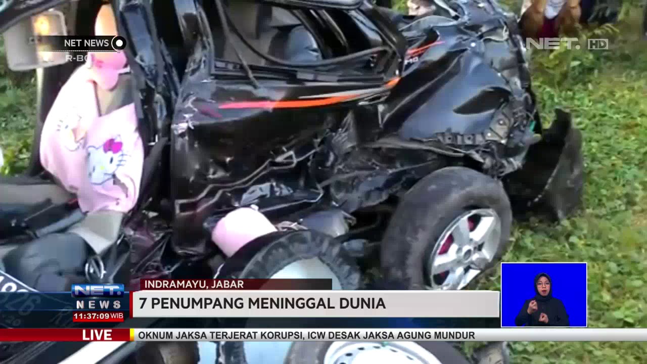 Kecelakaan Maut Di Pintu Perlintasan Kereta Api - NET NEWS