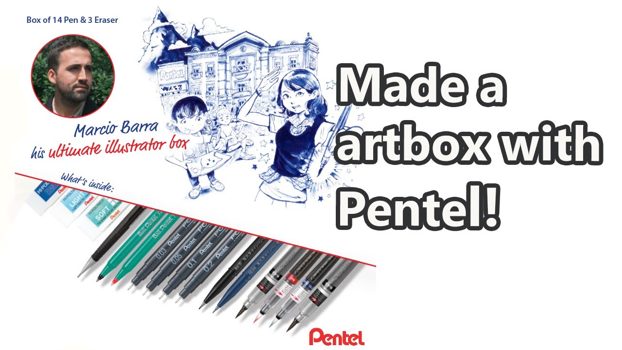 Pentel x Marcio Barra Collaboration Art Box Announcement!