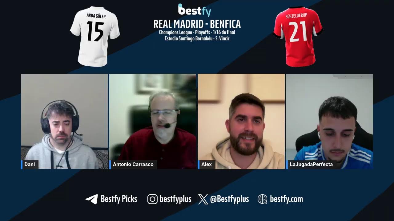 REAL MADRID - BENFICA LIVE STREAM