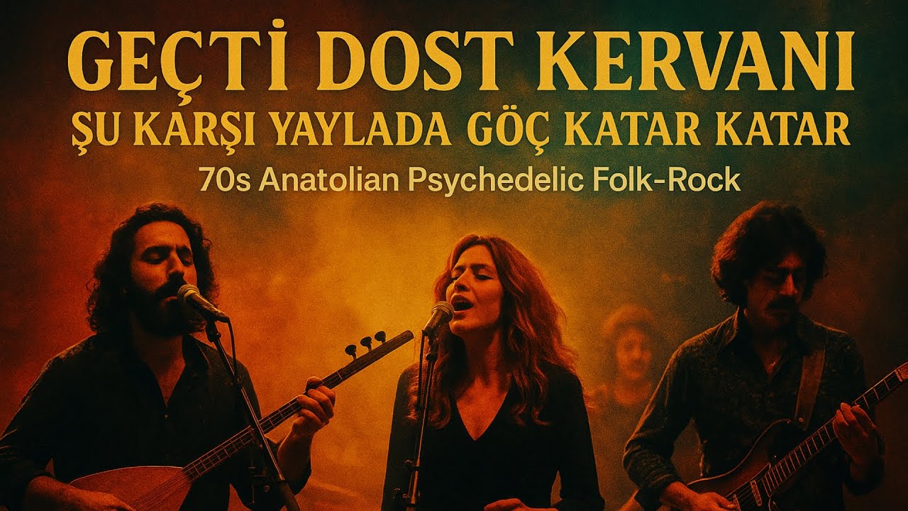 Şu Karşı Yaylada Göç Katar Katar | Psychedelic Anatolian Rock • Bağlama Cover