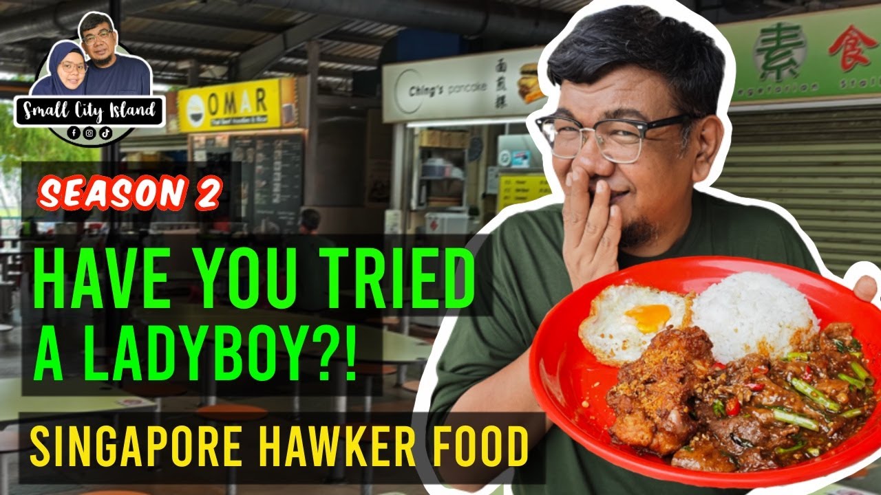 Киоск халяльной тайской еды, продающий ледибоев? | Singapore Hawker Food S2E6