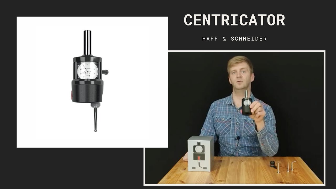 Центроискатель Centricator CO S Haff & Schneider | Как работает центроискатель?