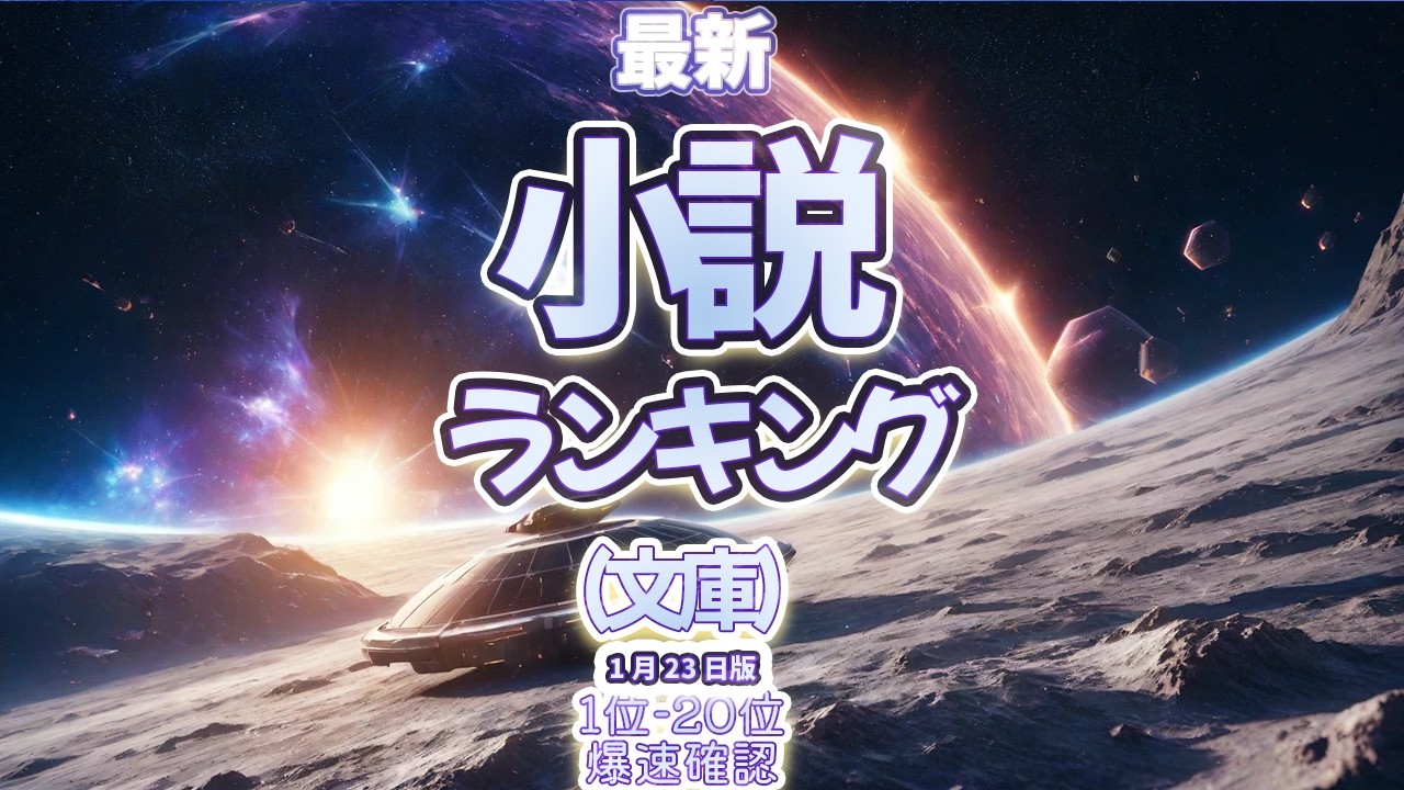 【最新小説ランキング文庫カテゴリ】2026年1月23日 #プロジェクト・ヘイル・メアリー #ランキング #爆速確認 #小説 #おすすめ #最新