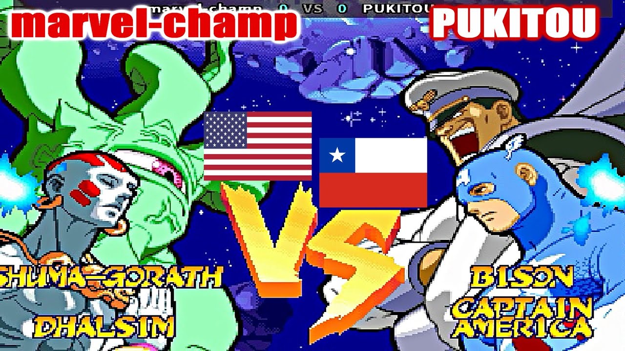 Marvel Super Heroes Vs. Street Fighter - marvel-champ vs PUKITOU