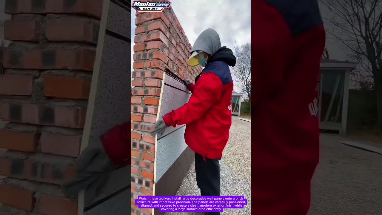 This Wall Installation Technique Is Seriously Impressive! | Fast Construction Method