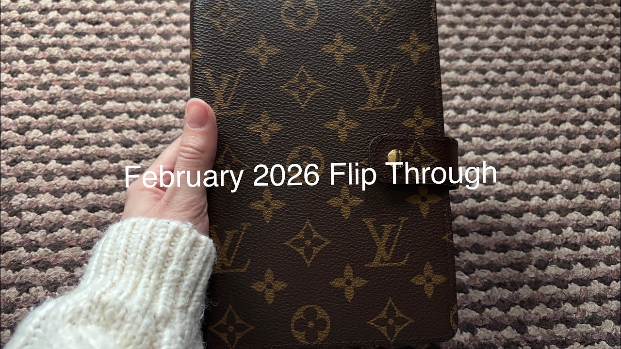 Planner Flip / February 2026 // Pink Planner Girl