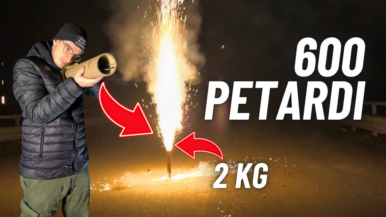 Spariamo una CIPOLLA CRACKLING da 250 GRAMMI e altre 4 MEGA STELLE DI PETARDI: più di 500 BOTTI!