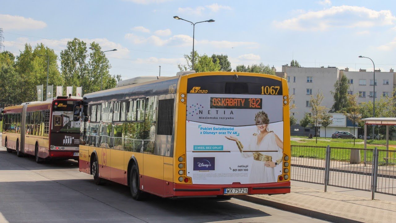 Przejazd: Solbus SM10 #1067 MZA Warszawa - Linia 192