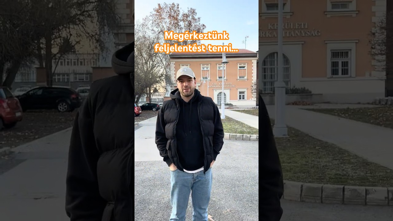 Megérkeztünk feljelentést tenni… ti mit tippeltek? Lesz eredmény?