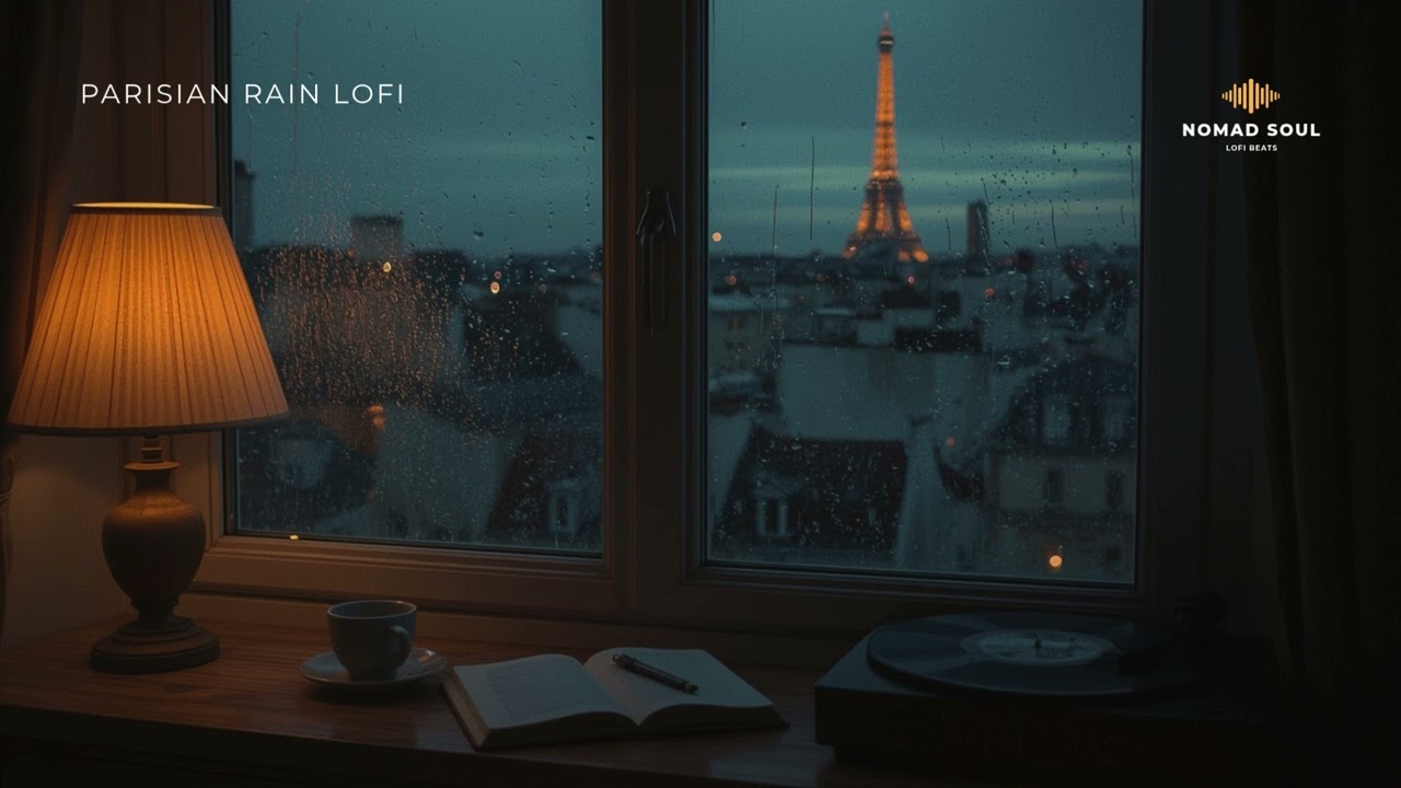 French LoFi Music for Studying 🇫🇷 | Paris Rain & Accordion Chill | NomadSoul