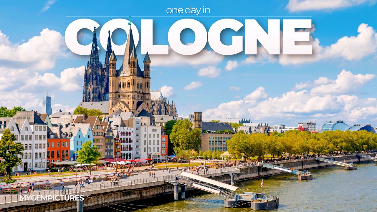 ONE DAY IN COLOGNE (GERMANY) | 4K 60FPS | Cathedral, culture & Rhine romance: A city of charm