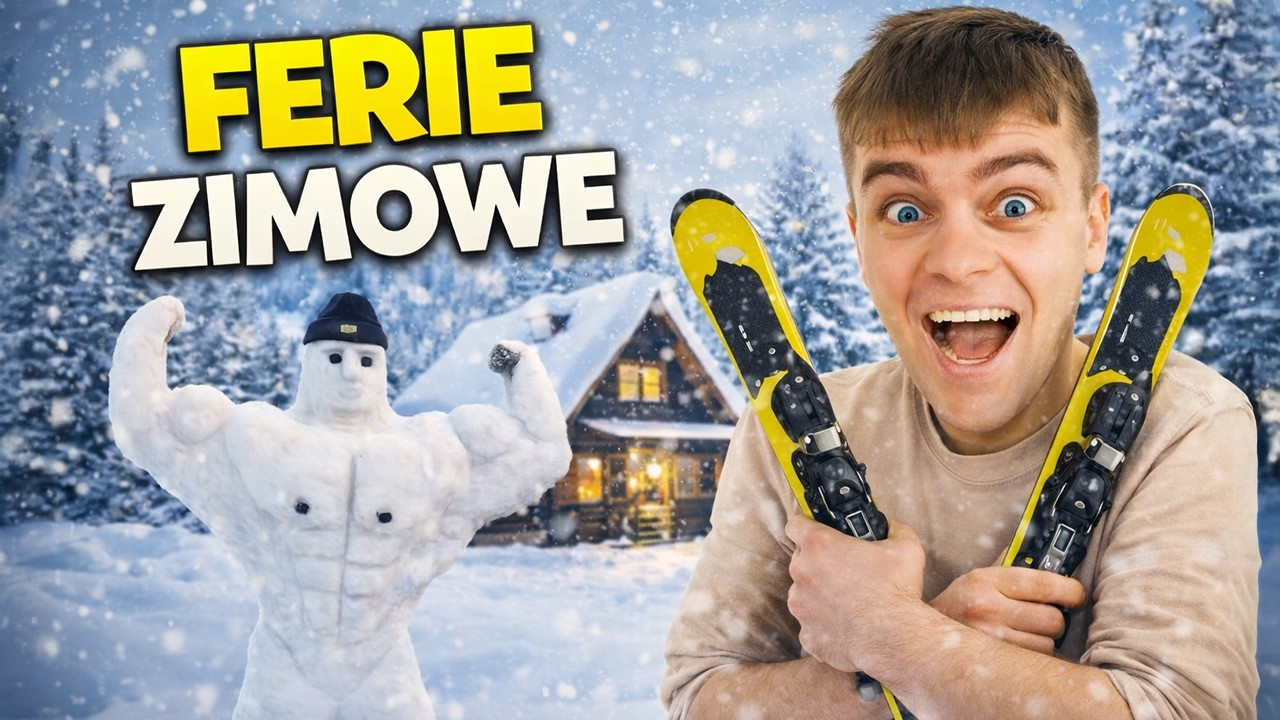 FERIE Z MŁODYM! ŚNIEG, AKCJA I TOTALNY CHAOS ❄️😂